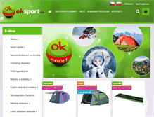 Tablet Screenshot of oksport.eu