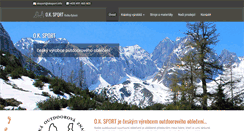 Desktop Screenshot of oksport.info